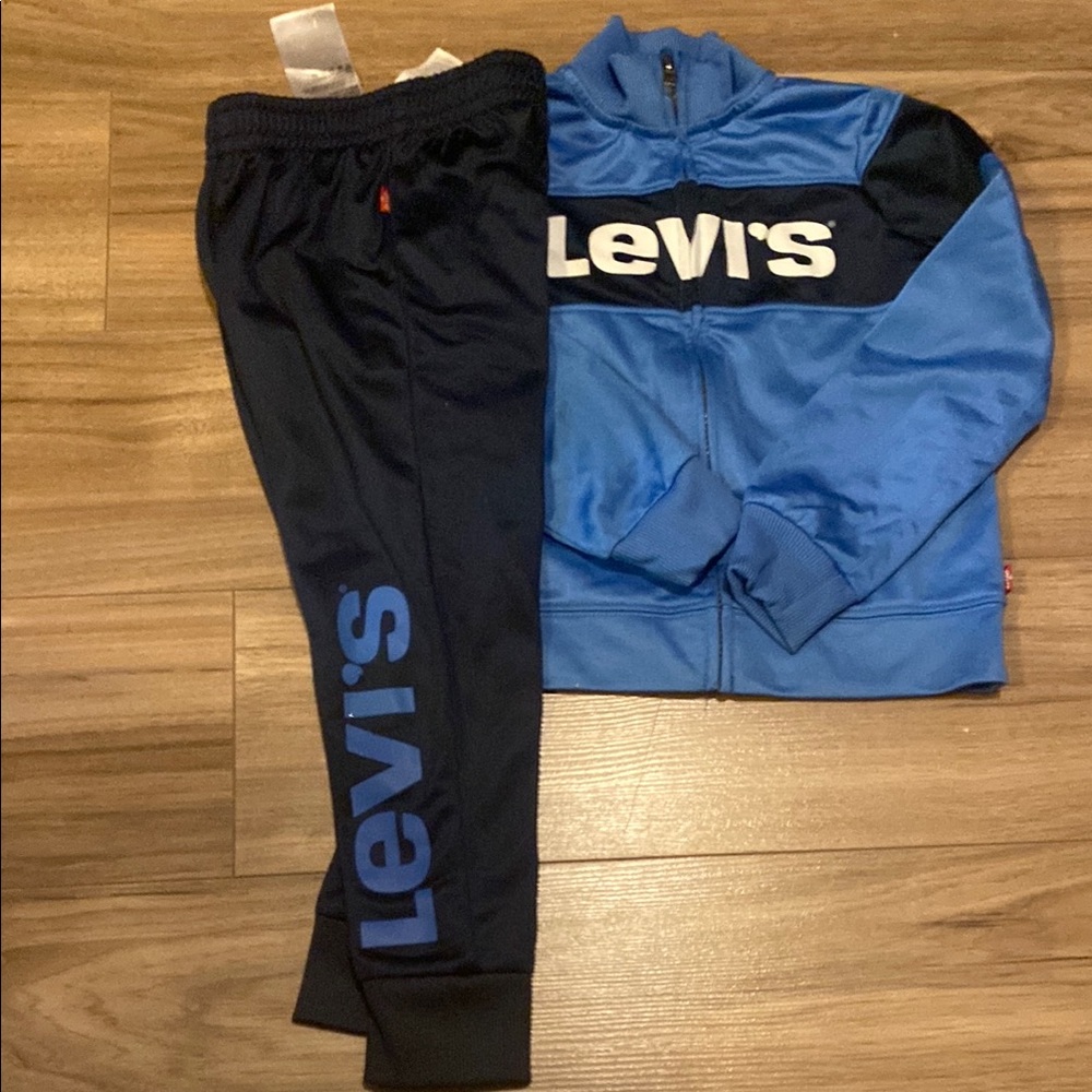 Levi's Blue and Black Athletic Set